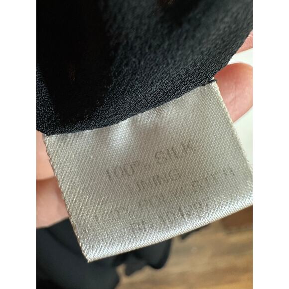 MILLY of NEW YORK silk sequin tiered‎ skirt flattering cocktail dress womans 6 - Picture 8 of 10